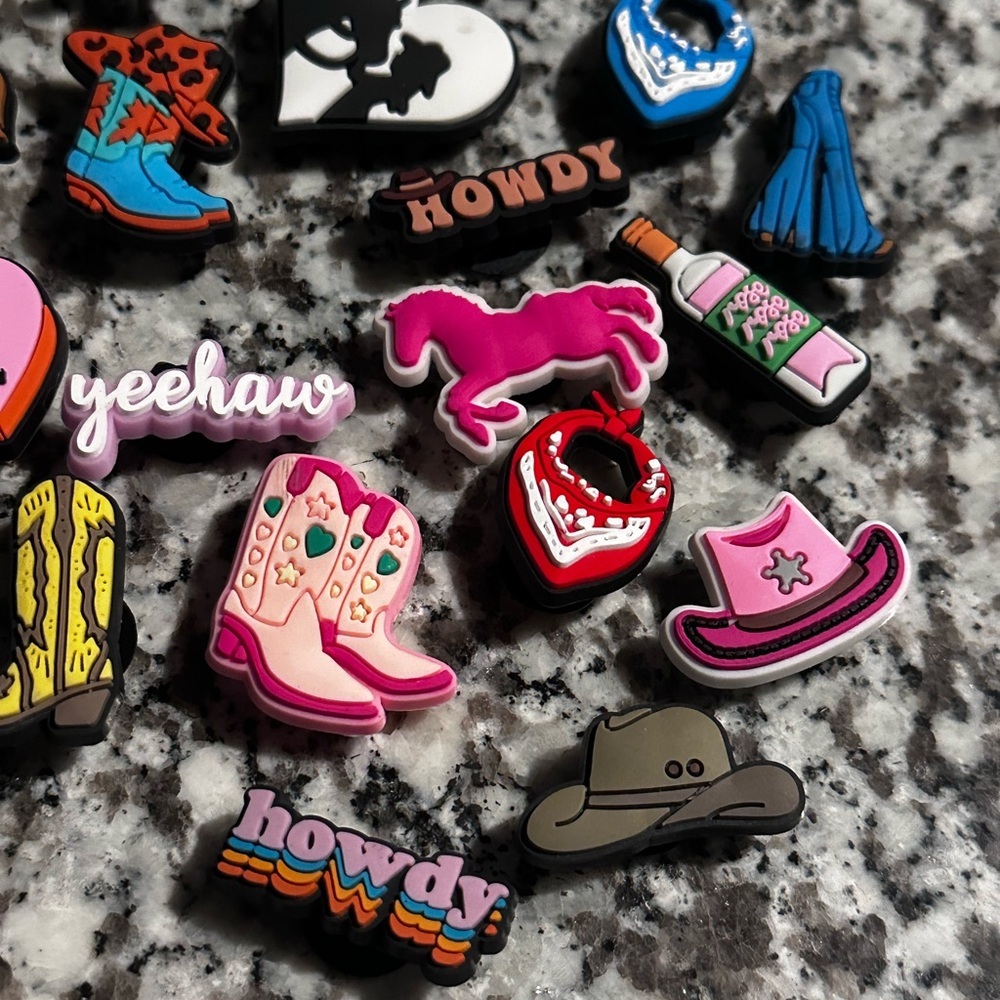 Cowgirl country girl croc charms - Picture 2 of 4